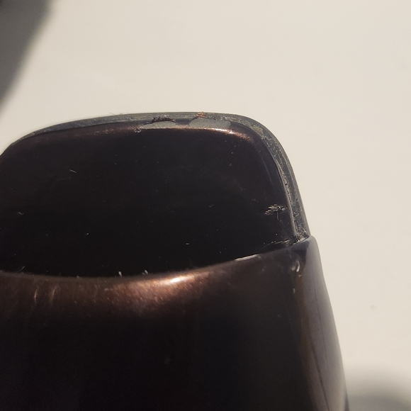 Vintage Slingback Le Chateau Heels Metalic Brown - Picture 4 of 5